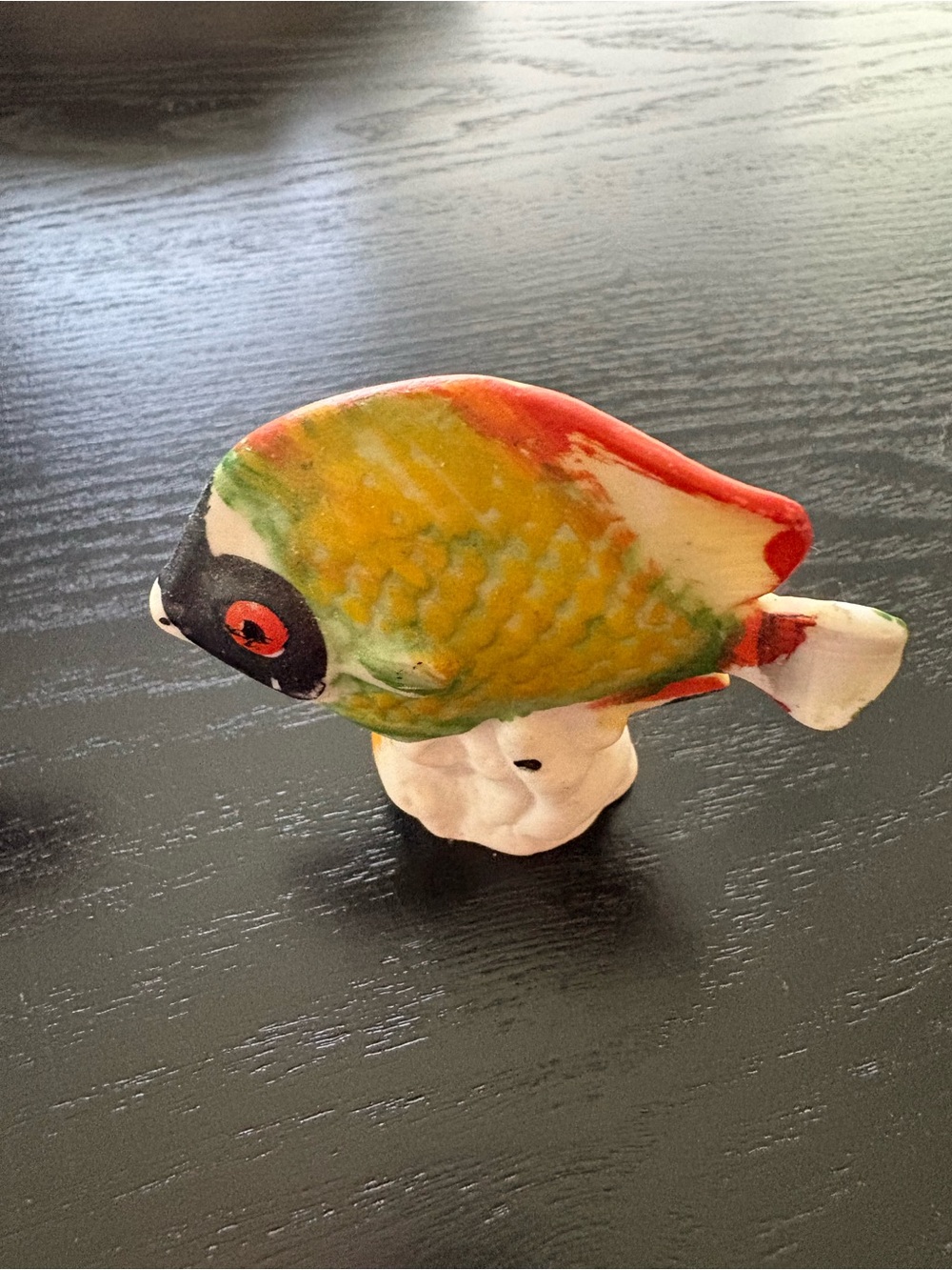 Vintage Hand Painted Ceramic Tropical Fish Figurines Pair - Picture 3 of 6
